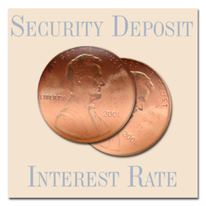 2013 Illinois Security Deposit Interest Rate
